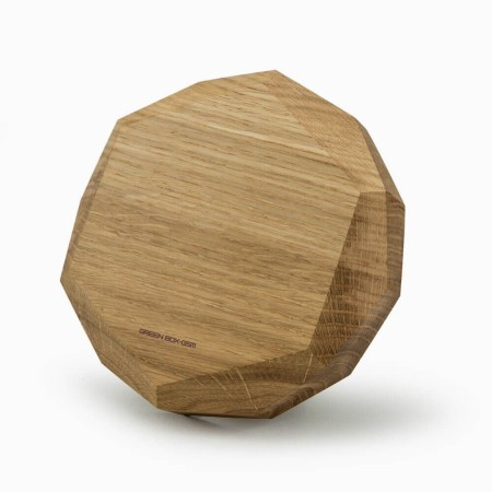 Incarcator Wireless GreenBoxGsm Geometric Qi 15W din Stejar: Eleganta si Eficienta intr-un Design Distinctiv