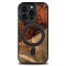 Husa BeWood Lemn Natural si Rasina, Unicat, Iphone 15 Pro - 4 Elemente - Foc Husa BeWood Lemn Natural si Rasina, Unicat, Iphone 15 Pro - 4 Elemente - Foc