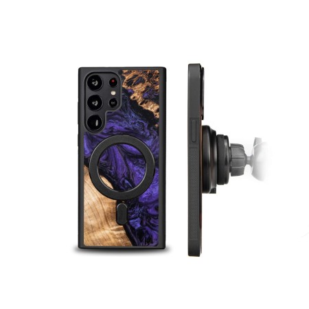 Husa BeWood Lemn Natural si Rasina, Unicat, Samsung S23 Ultra -Mov Husa BeWood Lemn Natural si Rasina, Unicat, Samsung S23 Ultra -Mov