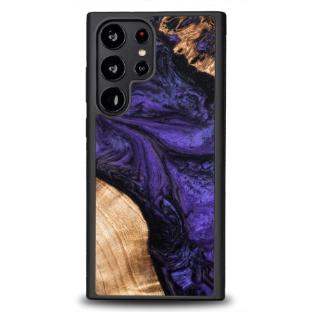 Husa BeWood Lemn Natural si Rasina, Unicat, Samsung S23 Ultra -Mov Husa BeWood Lemn Natural si Rasina, Unicat, Samsung S23 Ultra -Mov