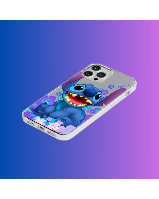 Husa de Protectie Silicon Disney Stich Transparenta Samsung S23 Originala