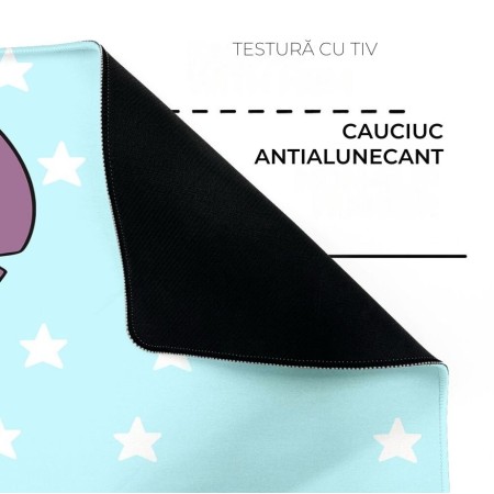 Mouse-Pad Anti-Alunecare Birou Stich Disney Albastru Mouse-Pad Anti-Alunecare Birou Stich Disney Albastru