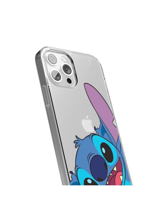 Husa de Protectie Silicon Disney Stich Transparenta Iphone 15 Pro Originala