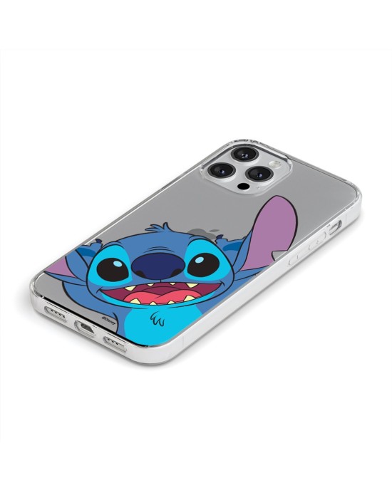 Husa de Protectie Silicon Disney Stich Transparenta Iphone 14 Pro Originala