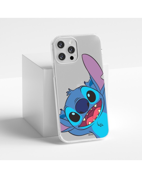 Husa de Protectie Silicon Disney Stich Transparenta Iphone 15 Pro Originala