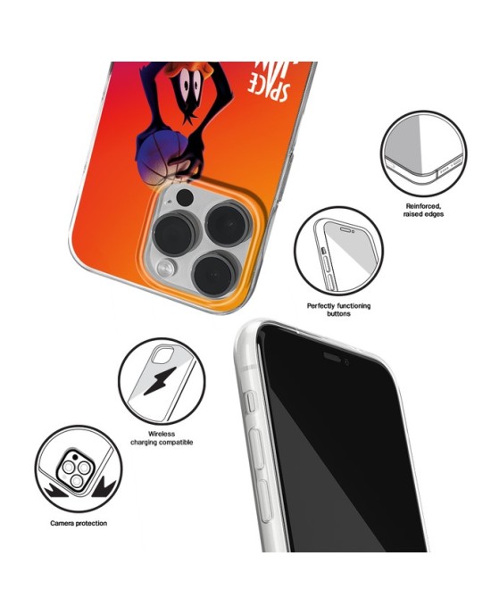 Husa de Protectie Silicon Space Jam-Loney Tunes Iphone 15 Pro -Originala 