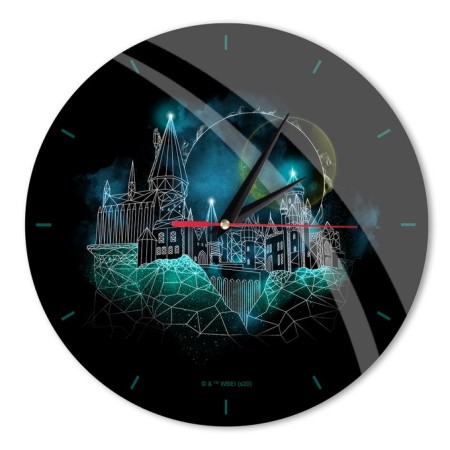Ceas de Perete cu Licenta Harry Potter-Negru Ceas de Perete cu Licenta Harry Potter-Negru