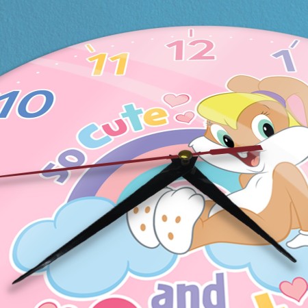 Ceas de Perete cu Licenta Looney Tunes-Roz Ceas de Perete cu Licenta Looney Tunes-Roz
