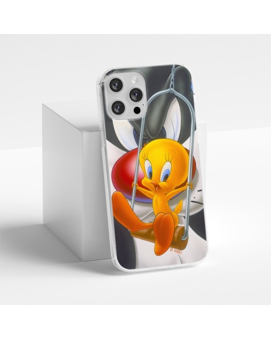 Husa de Protectie Silicon Tweety-Loney Tunes Iphone 14 -Originala 