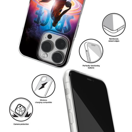 Husa de Protectie Silicon Space Jam Multicolorata-Loney Tunes Iphone 13 Pro -Originala  Husa de Protectie Silicon Space Jam Multicolorata-Loney Tunes Iphone 13 Pro -Originala