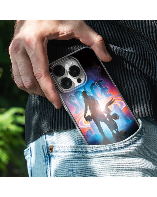 Husa de Protectie Silicon Space Jam Multicolorata-Loney Tunes Iphone 15 Pro Max -Originala 