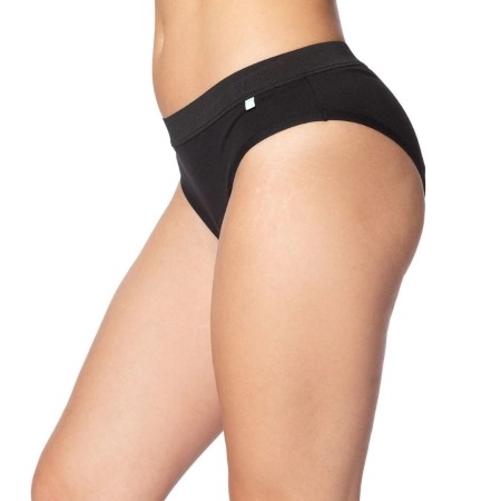 Chiloti menstruali organici Flora brazilian Negru Chiloti menstruali organici Flora brazilian Negru