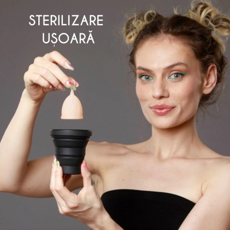 Cupa Menstruala Marimea A -Powder Cupa Menstruala Marimea A -Powder