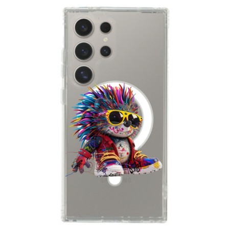 Husa Protectie Silicon MagSafe Design Modern GBG28 Samsung S24 Ultra -Ariciu Diliu Colorat 3D Husa Protectie Silicon MagSafe Design Modern GBG28 Samsung S24 Ultra -Ariciu Diliu Colorat 3D