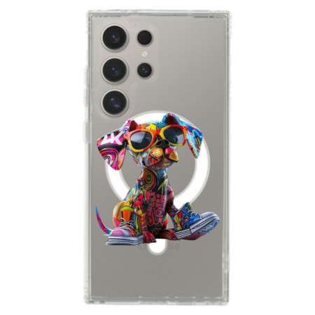 Husa Protectie Silicon MagSafe Design Modern GBG33 Samsung S24 Ultra -Catelul Fashion 3D Husa Protectie Silicon MagSafe Design Modern GBG33 Samsung S24 Ultra -Catelul Fashion 3D