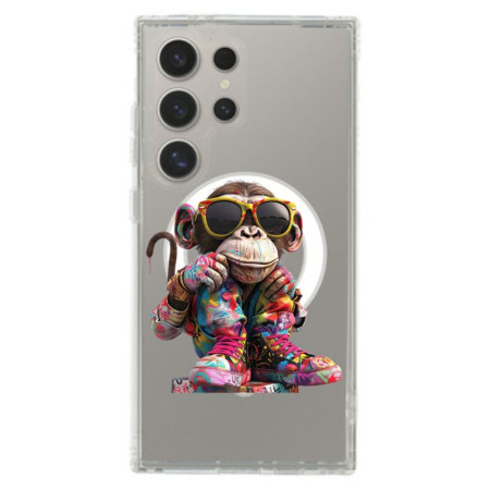 Husa Protectie Silicon MagSafe Design Modern GBG65 Samsung S24 Ultra -Maimuta Fashion 3D Husa Protectie Silicon MagSafe Design Modern GBG65 Samsung S24 Ultra -Maimuta Fashion 3D