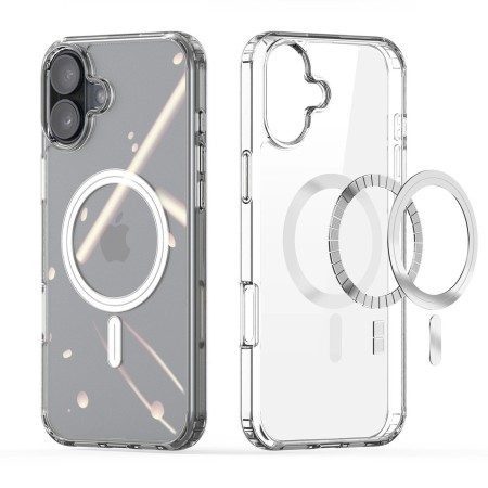 Husa Iphone 16 Dux Ducis Clin Mag cu MagSafe - Transparent Husa Iphone 16 Dux Ducis Clin Mag cu MagSafe - Transparent