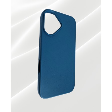 Husa Protectie Iphone 16 Ecologica si Durabila -Albastru Husa Protectie Iphone 16 Ecologica si Durabila -Albastru