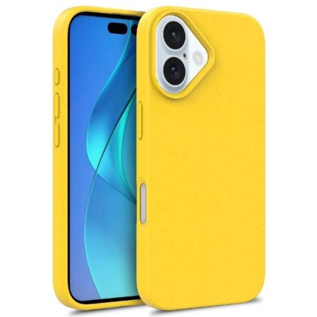Husa Protectie Magsafe Iphone 16 Pro Ecologica si Durabila -Galben Husa Protectie Magsafe Iphone 16 Pro Ecologica si Durabila -Galben