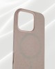 Husa Wheat Bran pentru Iphone 16 Pro Roz- Protectie Durabila si Ecologica