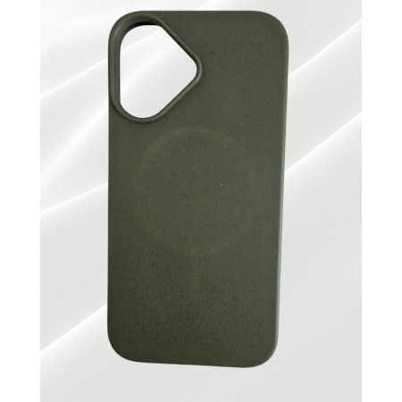 Husa Protectie Magsafe Iphone 16 Ecologica si Durabila -Verde Husa Protectie Magsafe Iphone 16 Ecologica si Durabila -Verde