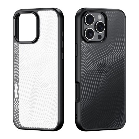 Husa Protectie Iphone 16 Pro Max Dux Ducis Aimo - negru Husa Protectie Iphone 16 Pro Max Dux Ducis Aimo - negru