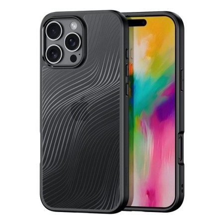 Husa Protectie Iphone 16 Pro Max Dux Ducis Aimo - negru Husa Protectie Iphone 16 Pro Max Dux Ducis Aimo - negru