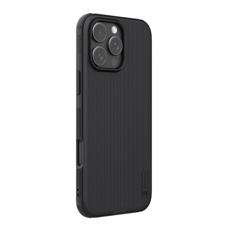 Husa Nillkin Super Frosted Shield Pro pentru Iphone 16 Pro Max - Negru Husa Nillkin Super Frosted Shield Pro pentru Iphone 16 Pro Max - Negru