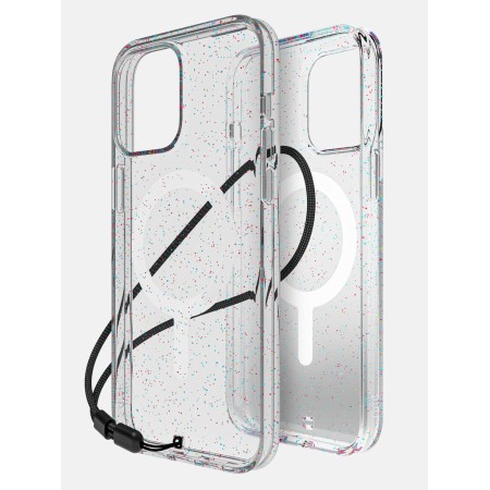 Husa Originala Bodyguardz Glamfetti cu Magsafe pentru Iphone 15 Pro -Transparenta si Sclipici Color Husa Originala Bodyguardz Glamfetti cu Magsafe pentru Iphone 15 Pro -Transparenta si Sclipici Color