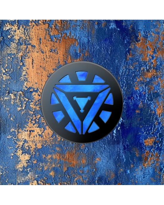 Suport Popsockets PopGrip Enamel Arc Reactor Straluceste in Intuneric