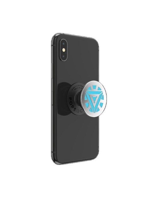 Suport Popsockets PopGrip Enamel Arc Reactor Straluceste in Intuneric