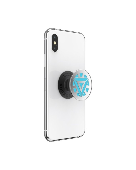 Suport Popsockets PopGrip Enamel Arc Reactor Straluceste in Intuneric