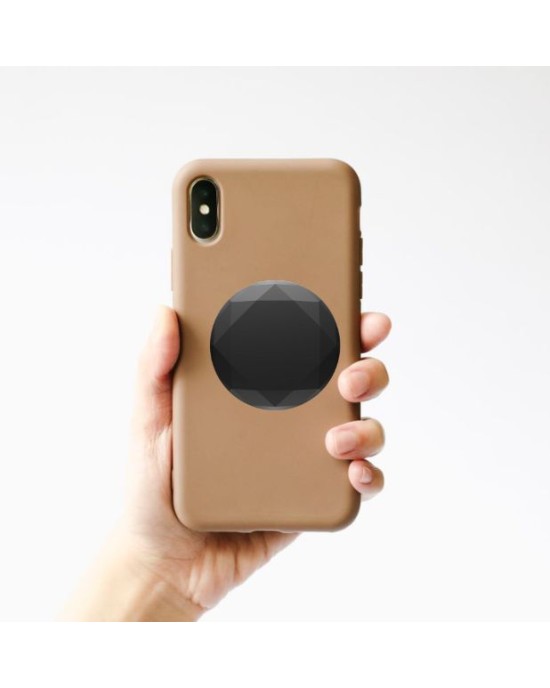 Suport Popsockets Grip Metalic Diamond Black