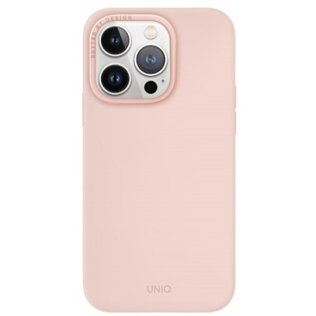 Husa Uniq Lino Hue MagClick Charging Iphone 15 Pro -Roz Husa Uniq Lino Hue MagClick Charging Iphone 15 Pro -Roz