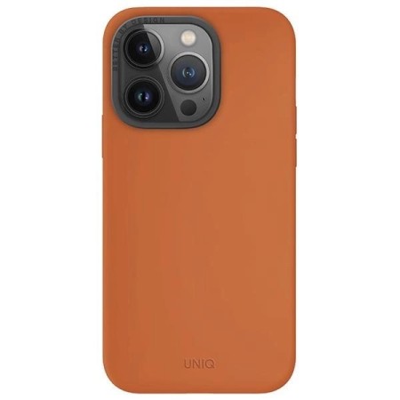 Husa Uniq Lino Hue MagClick Charging Iphone 15 Pro -Portocaliu Husa Uniq Lino Hue MagClick Charging Iphone 15 Pro -Portocaliu