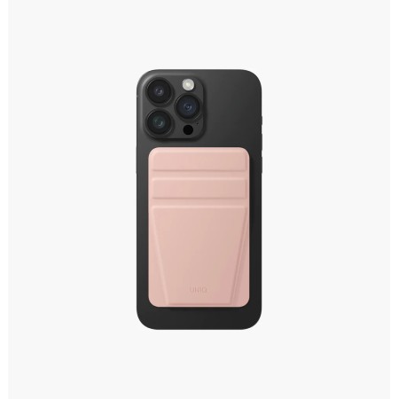 Suport Magnetic Uniq Lyft Pentru Telefon cu Suport pentru Carduri -Roz Suport Magnetic Uniq Lyft Pentru Telefon cu Suport pentru Carduri -Roz