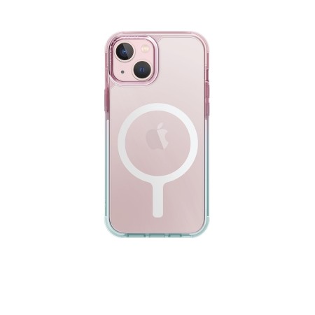 Husa Uniq Combat Iphone 15 6.1 Incarcare Magnetica Magclick Albastru-Roz Pudra Husa Uniq Combat Iphone 15 6.1 Incarcare Magnetica Magclick Albastru-Roz Pudra