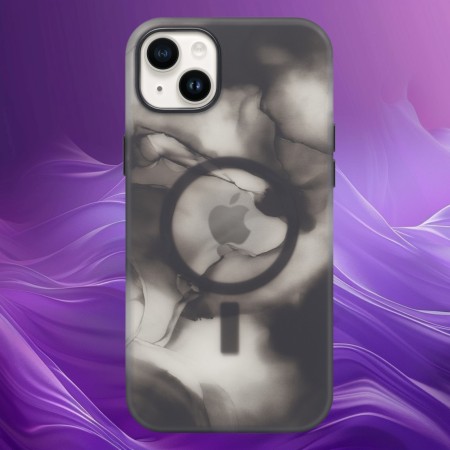 Husa Otterbox Silicon Magsafe Morpho Iphone 14 Pro Max-Negru Argent