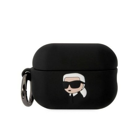 Husa originala Karl Lagerfeld pentru Airpods Pro 2, KARL, negru Husa originala Karl Lagerfeld pentru Airpods Pro 2, KARL, negru