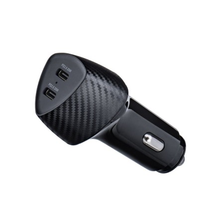 Incarcator Auto Forcell Carbon Tip-C 3.0 PD20W + Tip c 3.0 PD20W CC50-2C-Negru Total 40w Incarcator Auto Forcell Carbon Tip-C 3.0 PD20W + Tip c 3.0 PD20W CC50-2C-Negru Total 40w