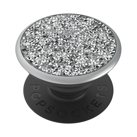 Suport PopSocket Crystal Swarovsky - Argintiu