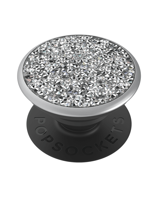 Suport PopSocket Crystal Swarovsky Argintiu