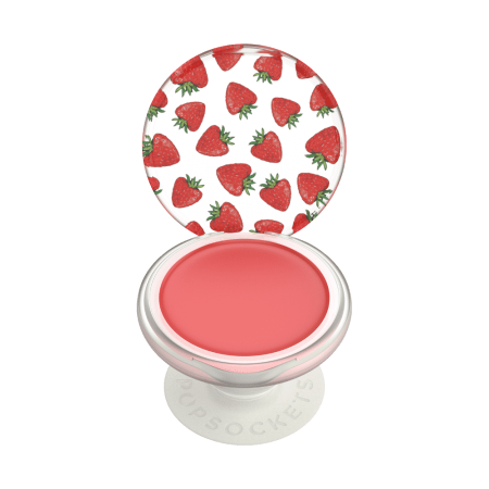 Suport PopSocket PopLips Balsam de Buze cu Aroma de Capsuni Suport PopSocket PopLips Balsam de Buze cu Aroma de Capsuni