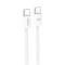 Cablu Foneng Tip C- Tip C PD60W 3A, 1,2M Alb Cablu Foneng Tip C- Tip C PD60W 3A, 1,2M Alb