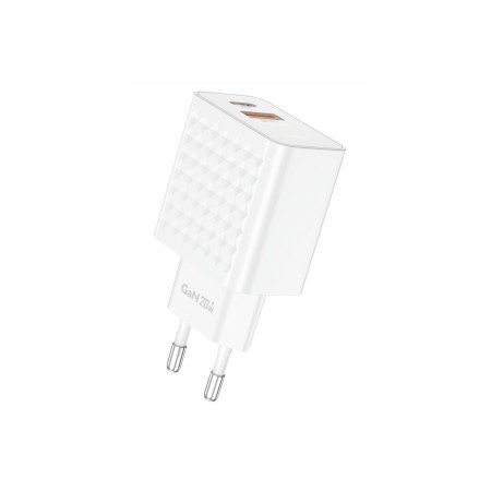 Incarcator Foneng GAN -USB+TIP C PD20W 3A Alb