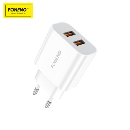 Incarcator Retea Foneng EU45 2XUSB-12W, 2,4A USB cu cablu Tip C Incarcator Retea Foneng EU45 2XUSB-12W, 2,4A USB cu cablu Tip C
