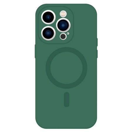 Husa Silicon cu MagSafe TelProtect Iphone 15 Pro Verde Husa Silicon cu MagSafe TelProtect Iphone 15 Pro Verde