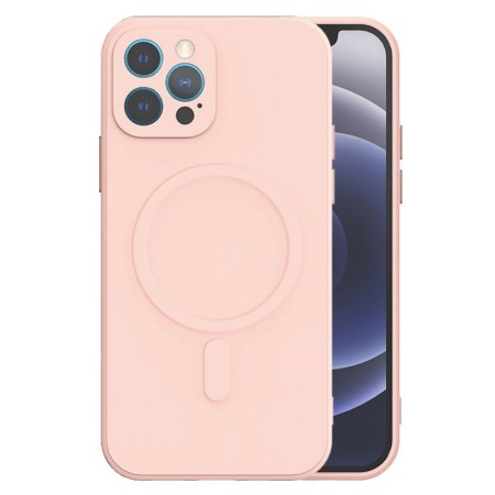 Husa Silicon cu MagSafe TelProtect Iphone 13 Pro Roz Husa Silicon cu MagSafe TelProtect Iphone 13 Pro Roz