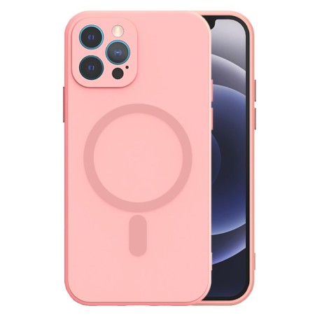 Husa Silicon cu MagSafe TelProtect Iphone 14 Plus Roz Husa Silicon cu MagSafe TelProtect Iphone 14 Plus Roz