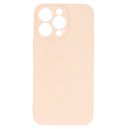 Husa Silicon cu MagSafe TelProtect Iphone 13 Pro Max Roz Husa Silicon cu MagSafe TelProtect Iphone 13 Pro Max Roz